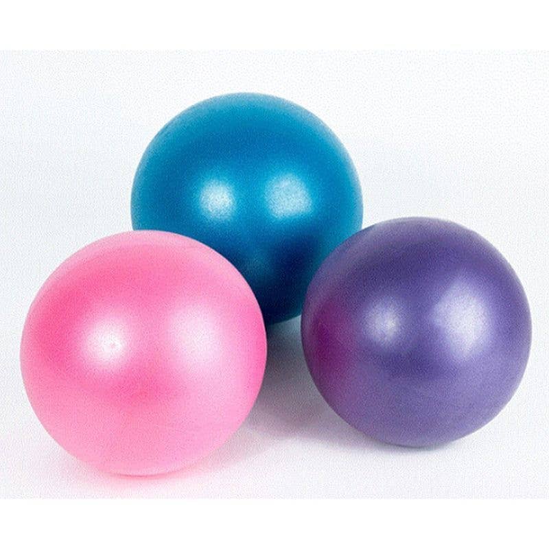 25cm Mini Yoga Ball for Exercise & Pilates - Pink Stability Ball for Home Workouts, Core Training & Physical Therapy - Perfect for Fitness, Office & Kids Play