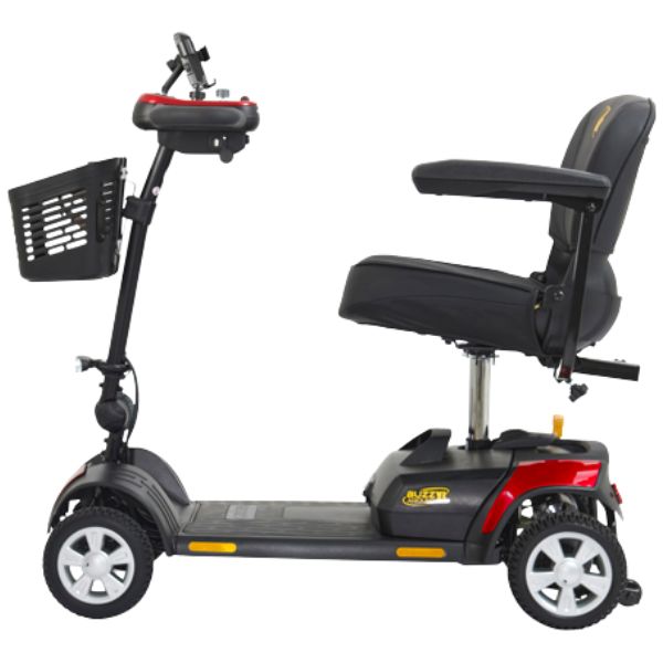 Golden Technologies Buzzaround XL 4-Wheel Mobility Scooter for Adults - Lightweight Electric Scooter with Comfortable Seat & Long Battery Life - Ideal for Shopping, Travel & Outdoor Activities