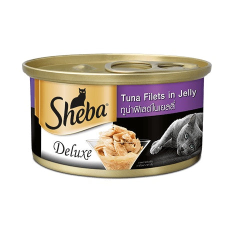 Sheba Deluxe 85g Premium Canned Cat Wet Food - Gourmet Pate with Nutrient-Rich Ingredients for Adult Cats - Perfect for Special Occasions & Daily Treats