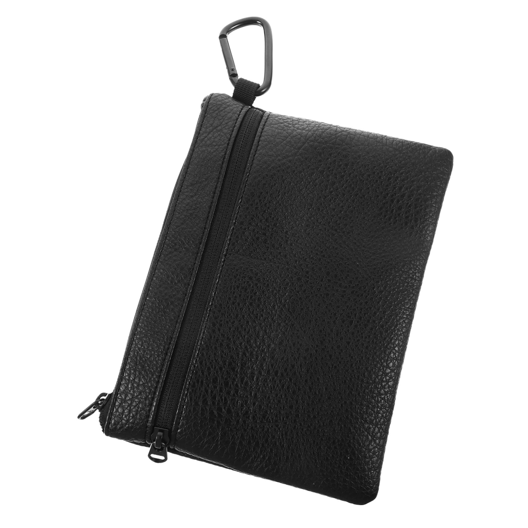 Premium Leather Golf Tee Holder Waist Bag - Durable Zipper Pouch for Golf Balls & Accessories | Water-Resistant Outdoor Golfing Gear for Men & Women | Perfect for Course Play, Driving Range & Travel