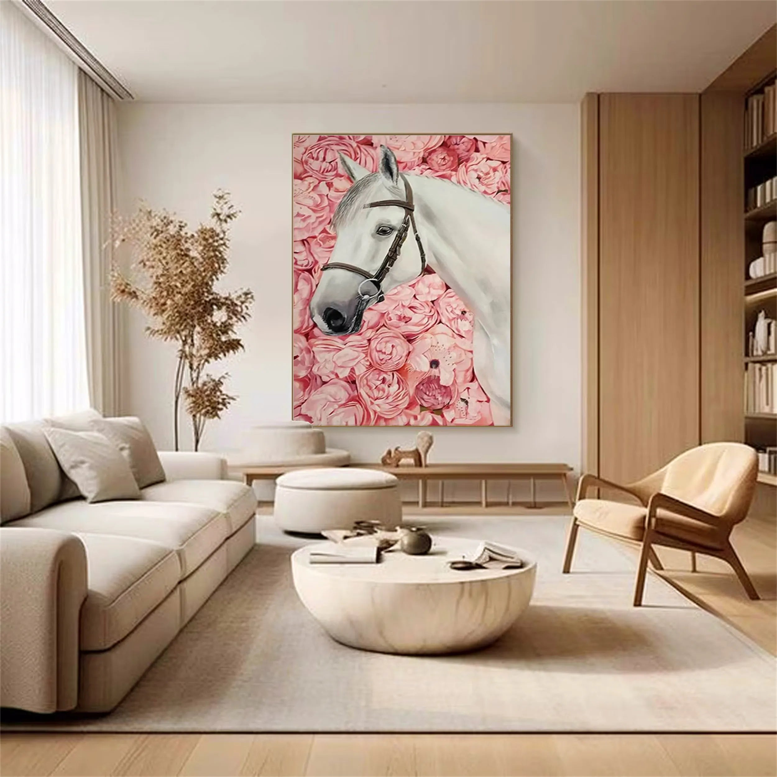 Animal Art Painting #AP027 - Handmade Canvas Wall Decor for Living Room, Bedroom & Office - Wildlife & Nature Inspired Artwork