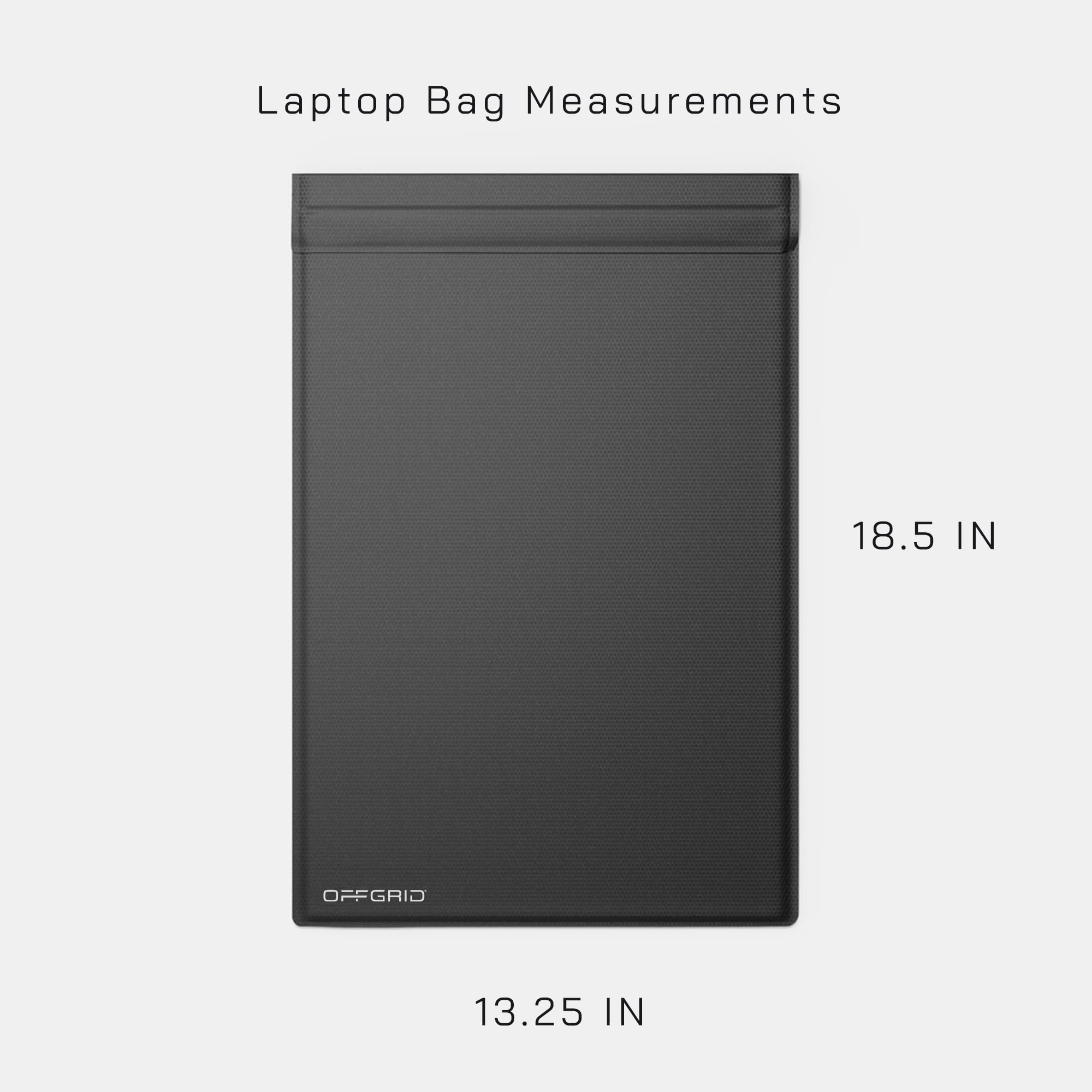 Premium EMP Proof Faraday Bags for Signal Blocking & Data Security - Anti-Tracking, Anti-Spying Device Shielding - OFFGRID Faraday Cage Pouch (Black) - Ideal for Travel, Privacy Protection & Emergency Preparedness