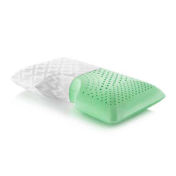 Malouf Shoulder Zoned Dough + Peppermint Pillow - Orthopedic Support for Neck Pain Relief - Perfect for Side Sleepers and Back Pain Sufferers