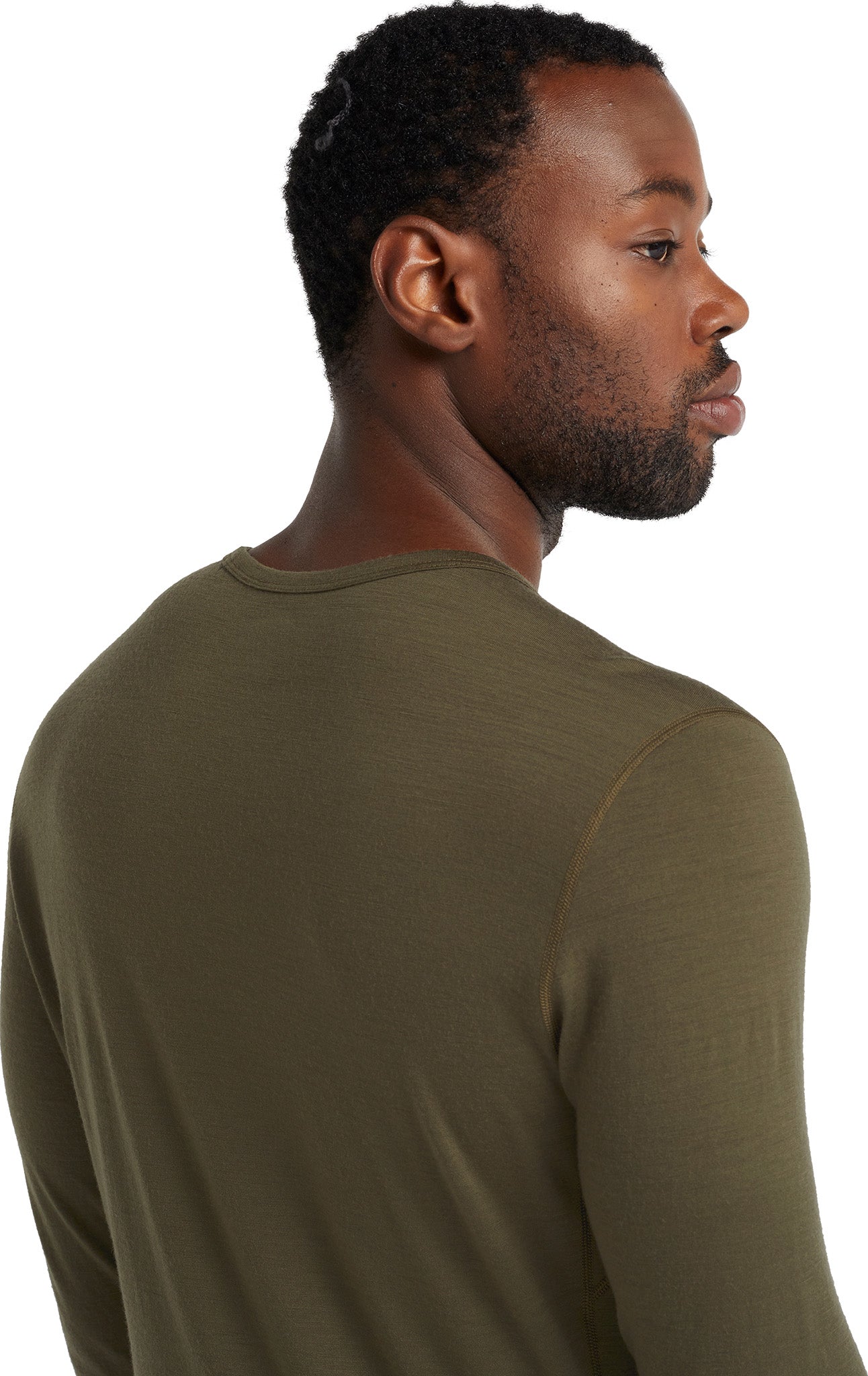 200 Oasis Long Sleeve Crew Neck T-Shirt for Men - Soft Cotton Casual Shirt - Perfect for Everyday Wear, Work & Outdoor Activities