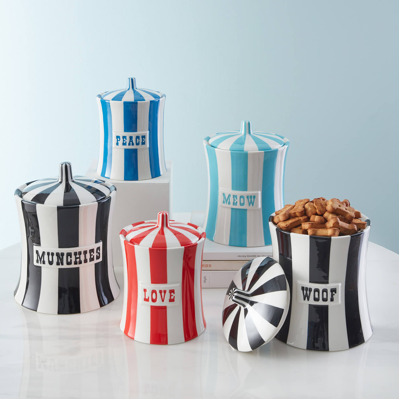 Vice Munchies Airtight Storage Canister - Perfect for Snacks, Cookies & Dry Food - Kitchen & Pantry Organization Essential