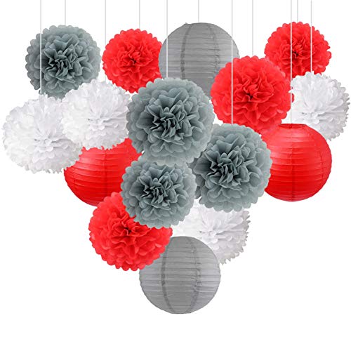 White-red-grey
