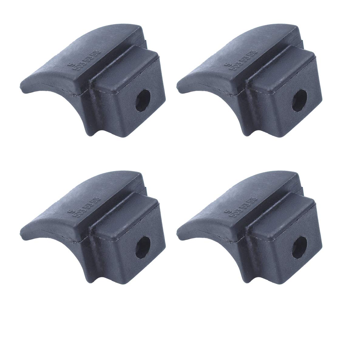 4 Pack Chain Catchers for Husqvarna 61 66 266 268 272 Chainsaw Models - Replacement Part 503 5358 01 - Essential Safety Accessory for Wood Cutting and Forestry Work