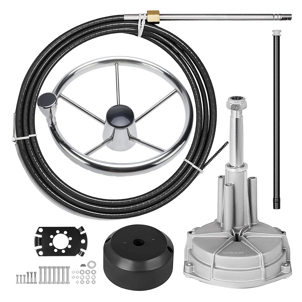 14ft Marine Outboard Steering System with 3/4
