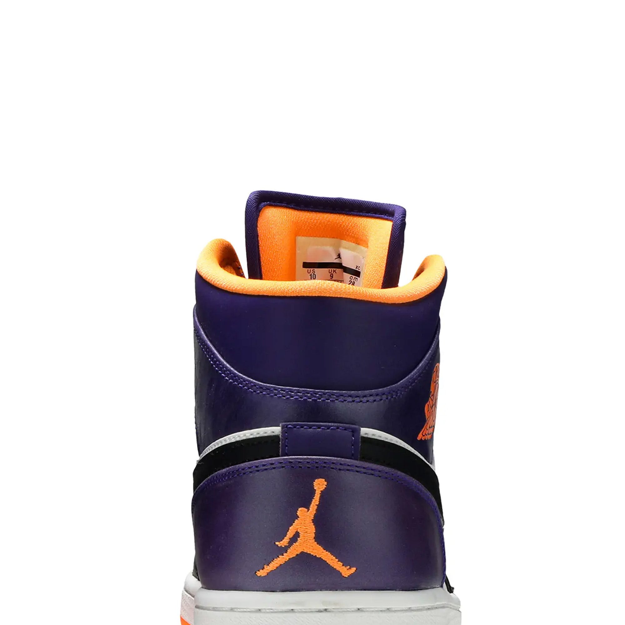 Air Jordan 1 Mid 'Phoenix Suns' Basketball Shoes (2013) - Men's Retro Sneakers for Streetwear & Court Performance