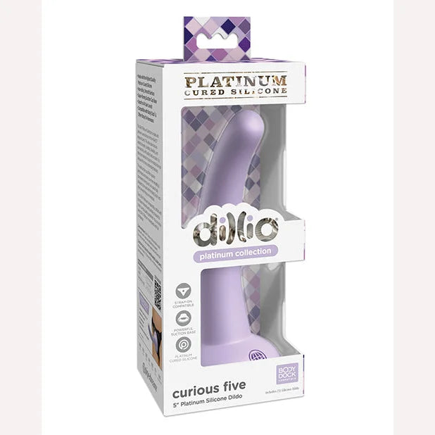 Dillio Platinum 5-Inch Curious Five Purple Hair Clip - Perfect for School, Parties, and Everyday Styling