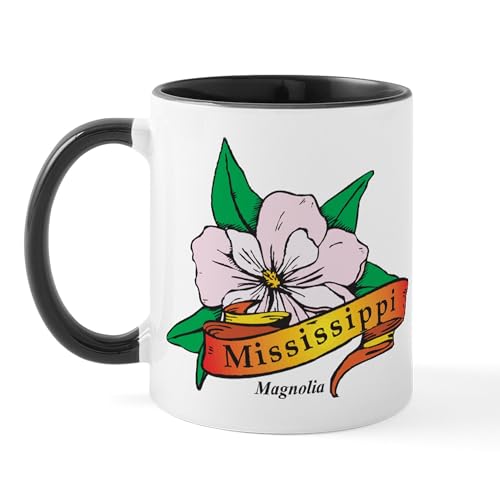 White/Black Inside - Mississippi Mug