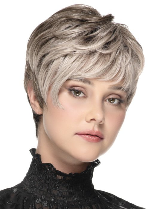Chopped Pixie Synthetic Lace Front Wig with Mono Top - Lightweight & Natural Looking Short Hair Wig for Women - Perfect for Daily Wear, Cosplay & Costume Parties