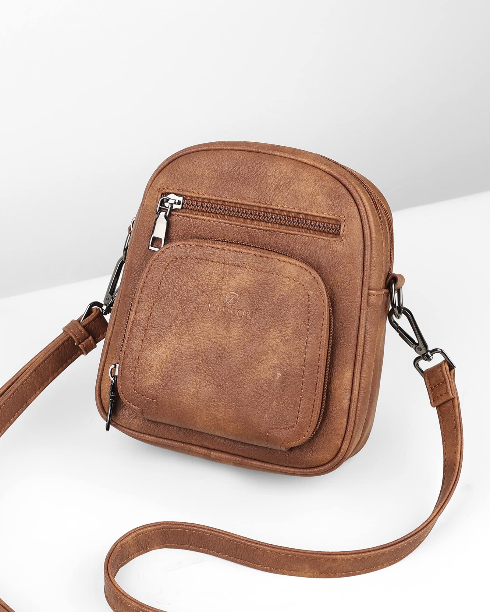 FADEON Mini Crossbody Bag for Women - Small Shoulder Purse with Card Slot, Stylish & Lightweight Designer Handbag for Daily Use, Travel, Shopping, and Outings