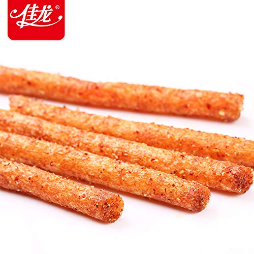 Spicy Strips Small Gluten Snacks - Sweet & Spicy Chinese Instant Snack, Handmade Hot Sticks (3 Bags) | Perfect for Office Snacks, Movie Nights & Gift Giving