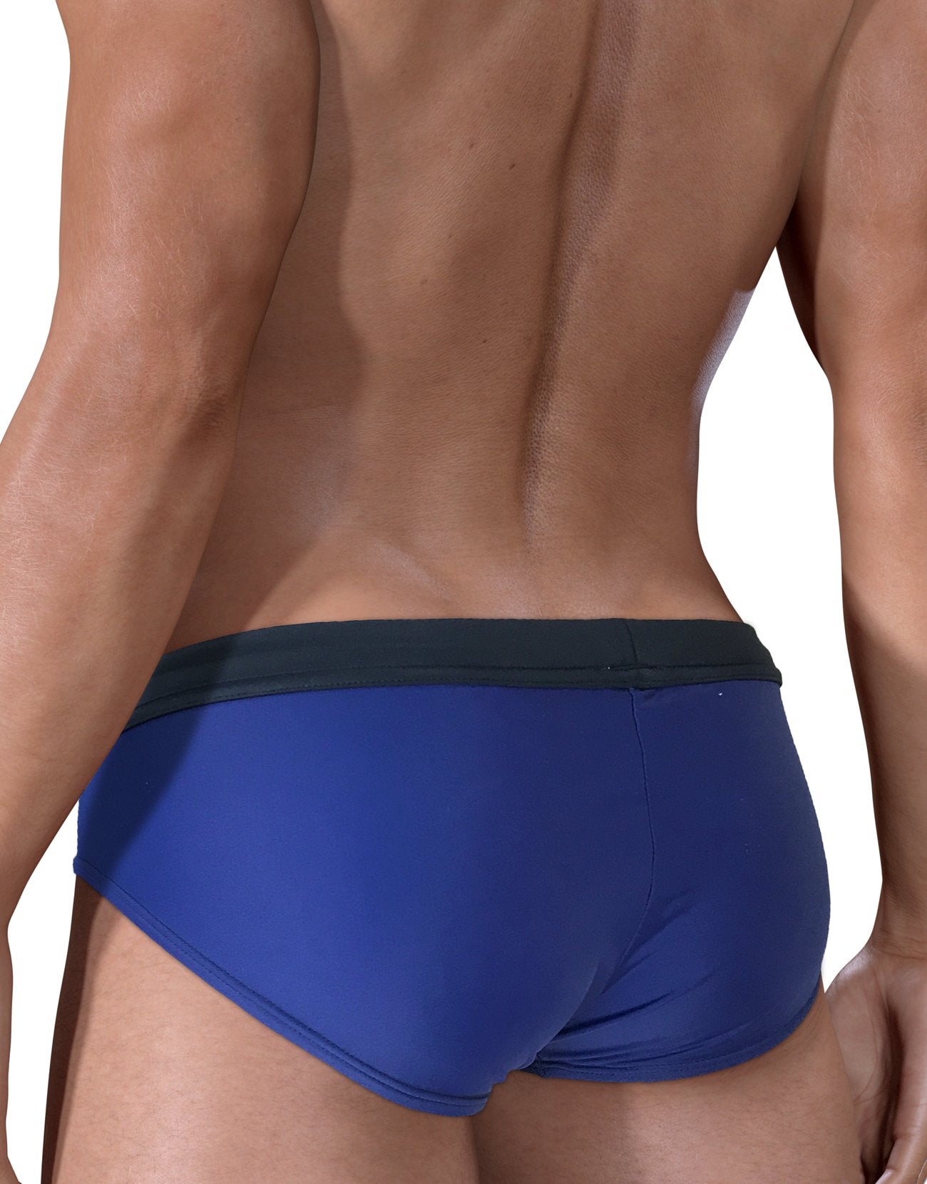 Wildmant Moby Big Boy Pouch Swim Trunks - Quick Dry Men's Swimwear with UPF 50+ Sun Protection for Beach, Pool & Water Sports