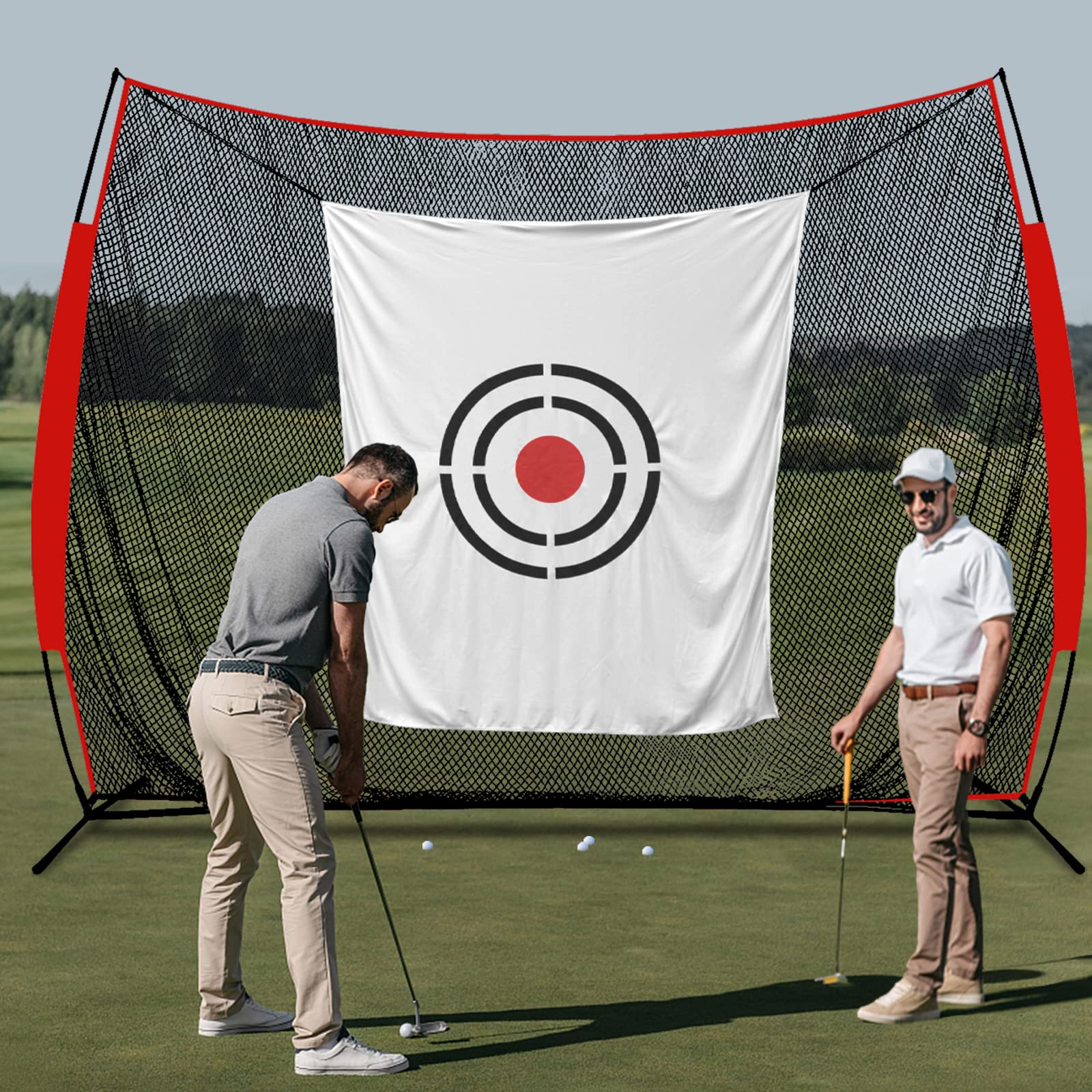 Premium Golf Target Cloth - Durable Replacement Hitting Net for Golf Practice | Indoor & Outdoor Training Aid | Perfect for Backyard Drills, Driving Range & Home Golf Simulator Setup
