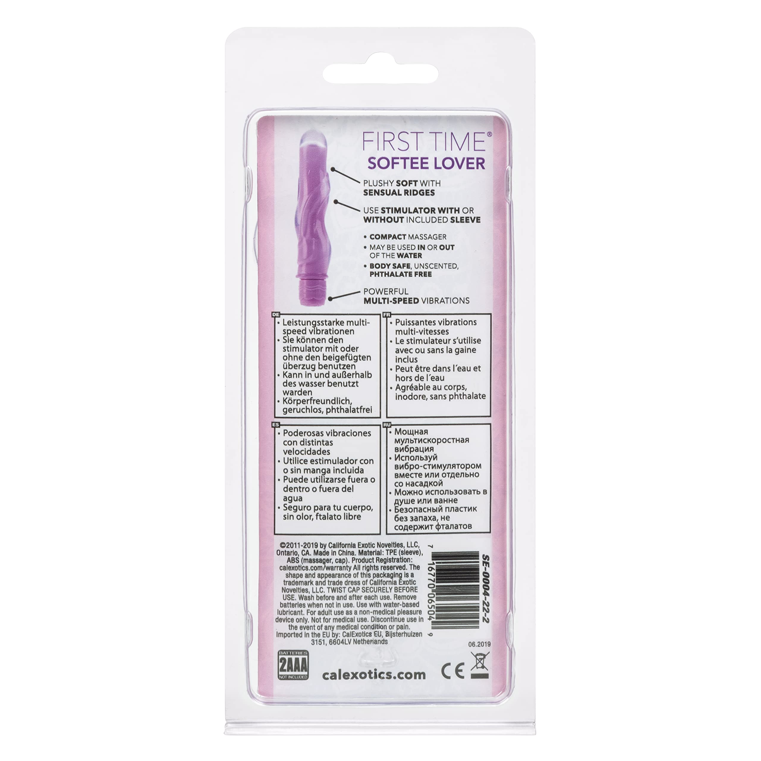 CalExotics Softee Bullet Vibrator for Women - Purple | First Time Use