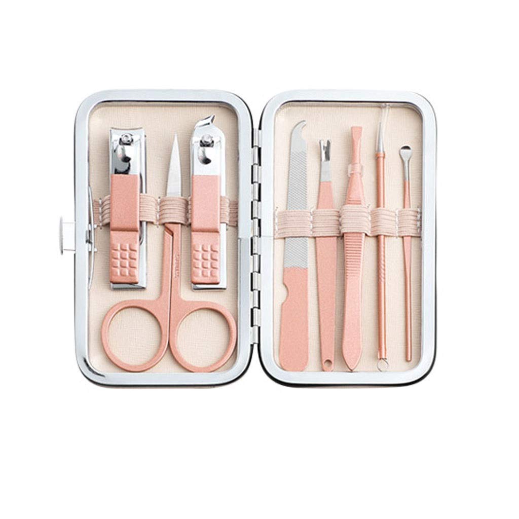 Premium Stainless Steel Nail Clippers Set - Sharp Toenail & Fingernail Trimmers with Nail Care Tools (Pink) | Home Manicure & Pedicure Kit for Personal Grooming, Travel, Salon Use - Durable Nail Clipper Set for Perfect Nail Shaping | Ideal for Daily Nail Care, Travel Essentials, Salon Professionals & Gift Giving | Perfect for Home, Travel, Spa & Grooming Kits