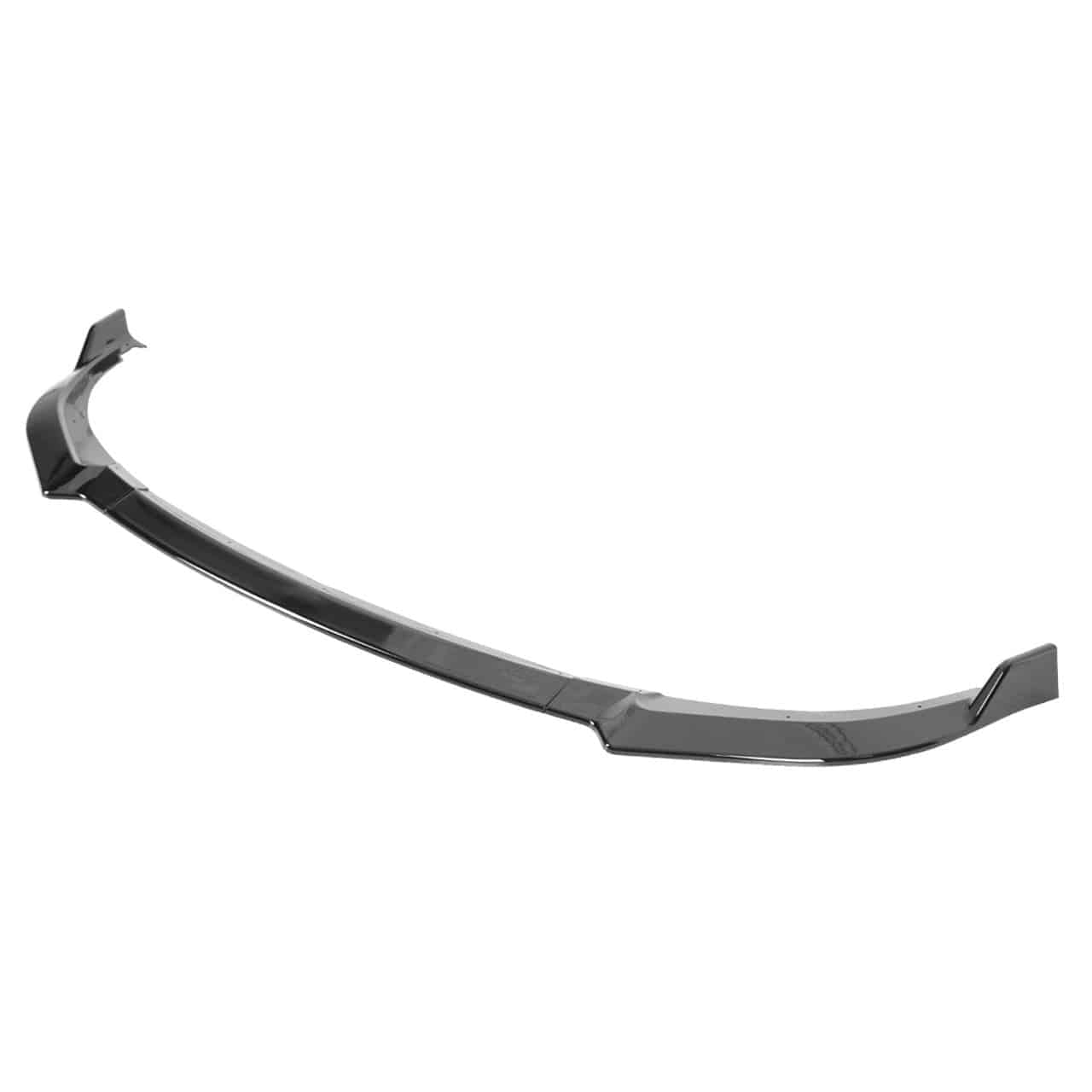 2018-2021 Kia Stinger Front Bumper Lip Splitter Kit - 3PC Glossy Black ABS Plastic Spoiler for Enhanced Aerodynamics & Sporty Look - Perfect for Car Enthusiasts & Street Racing