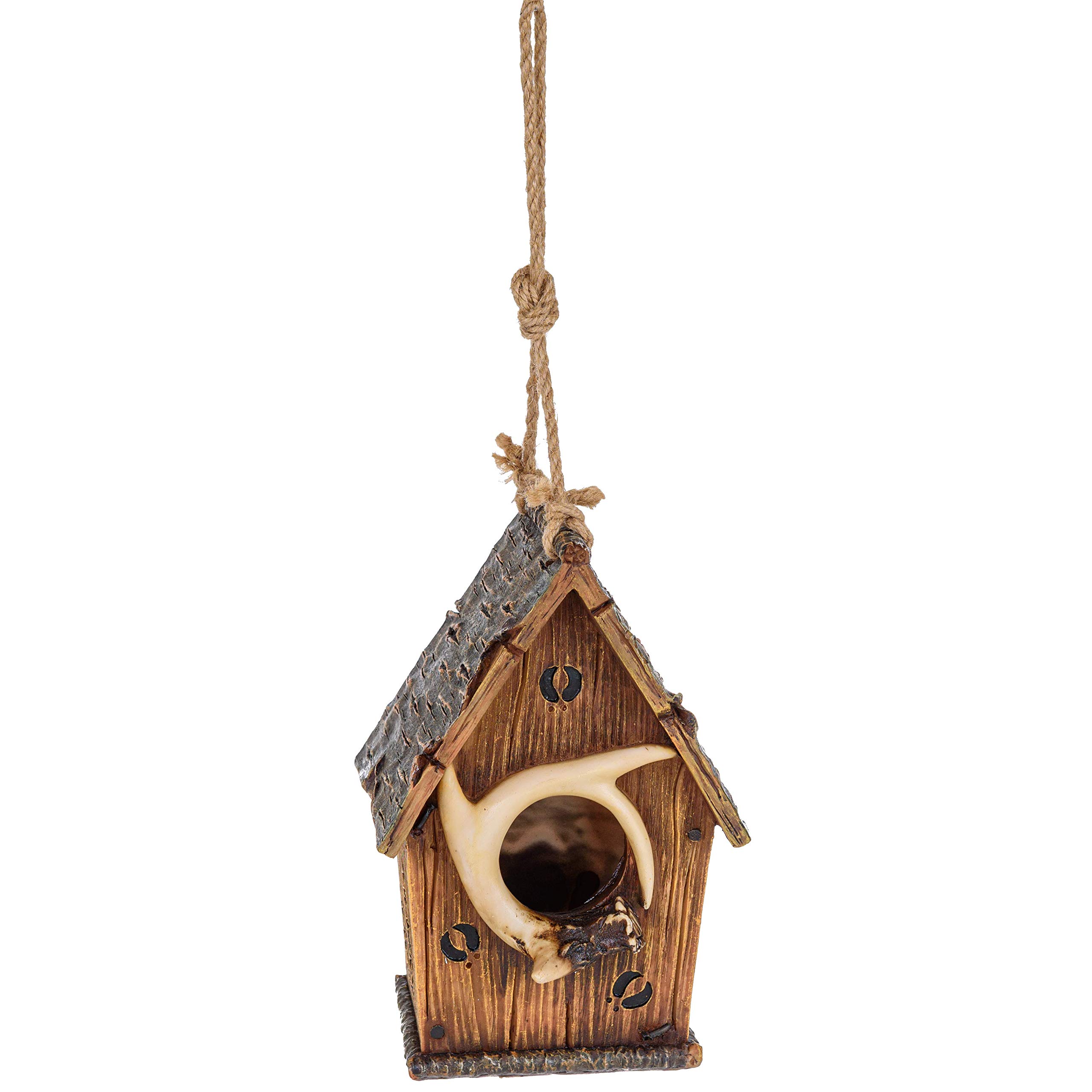 Pine Ridge Hanging Bird House - Weatherproof Outdoor Birdhouse for Garden, Patio, or Backyard Decor - Attracts Wild Birds & Enhances Outdoor Spaces