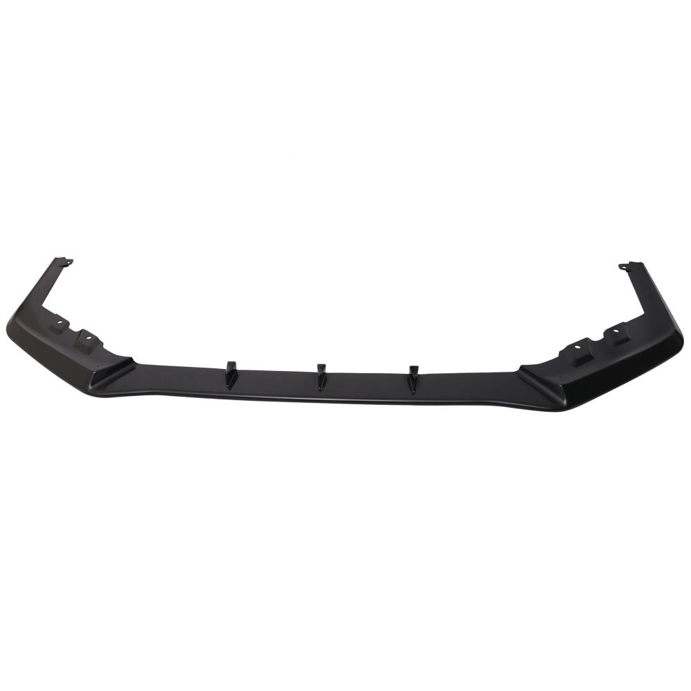 IKON MOTORSPORTS MP Style Front Bumper Lip Spoiler - Black ABS Body Kit Splitter Air Dam Chin Diffuser for 2015-2017 Subaru WRX & STI | Aggressive Styling & Enhanced Aerodynamics