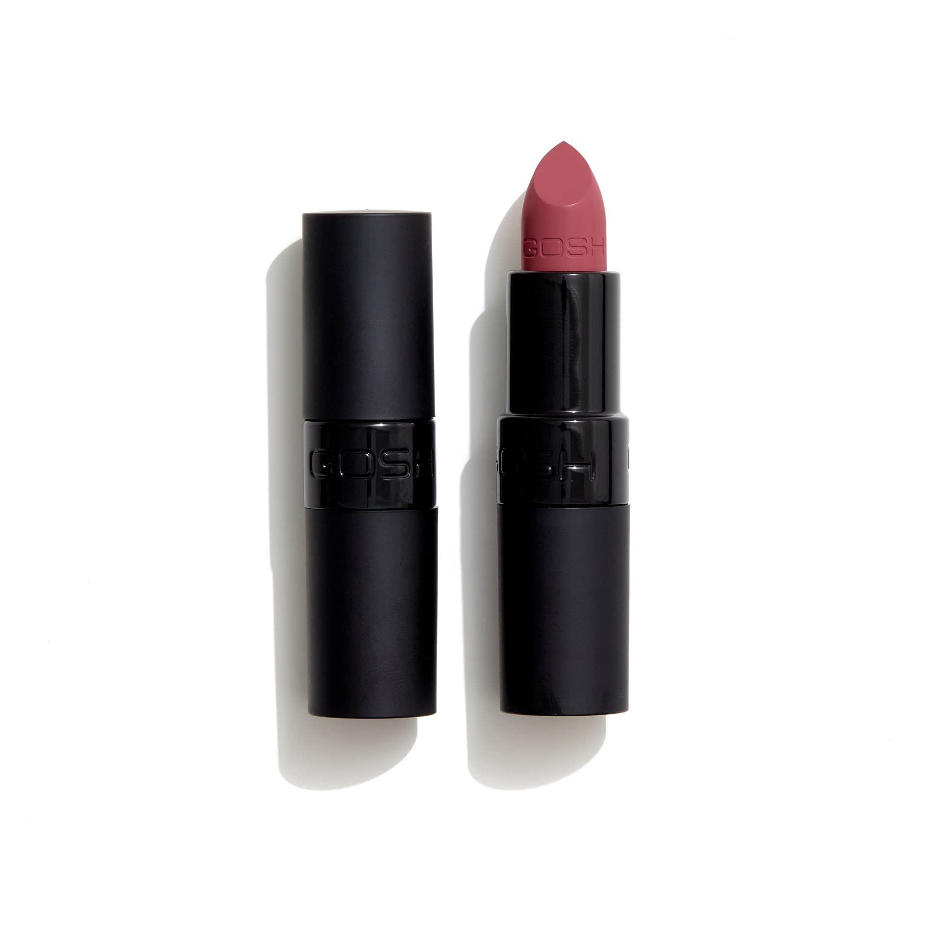 Gosh Copenhagen Lumi Drops Matt Rose Lip Gloss - 15ml Hydrating Lip Shine with Natural Finish | Perfect for Everyday Wear & Special Occasions
