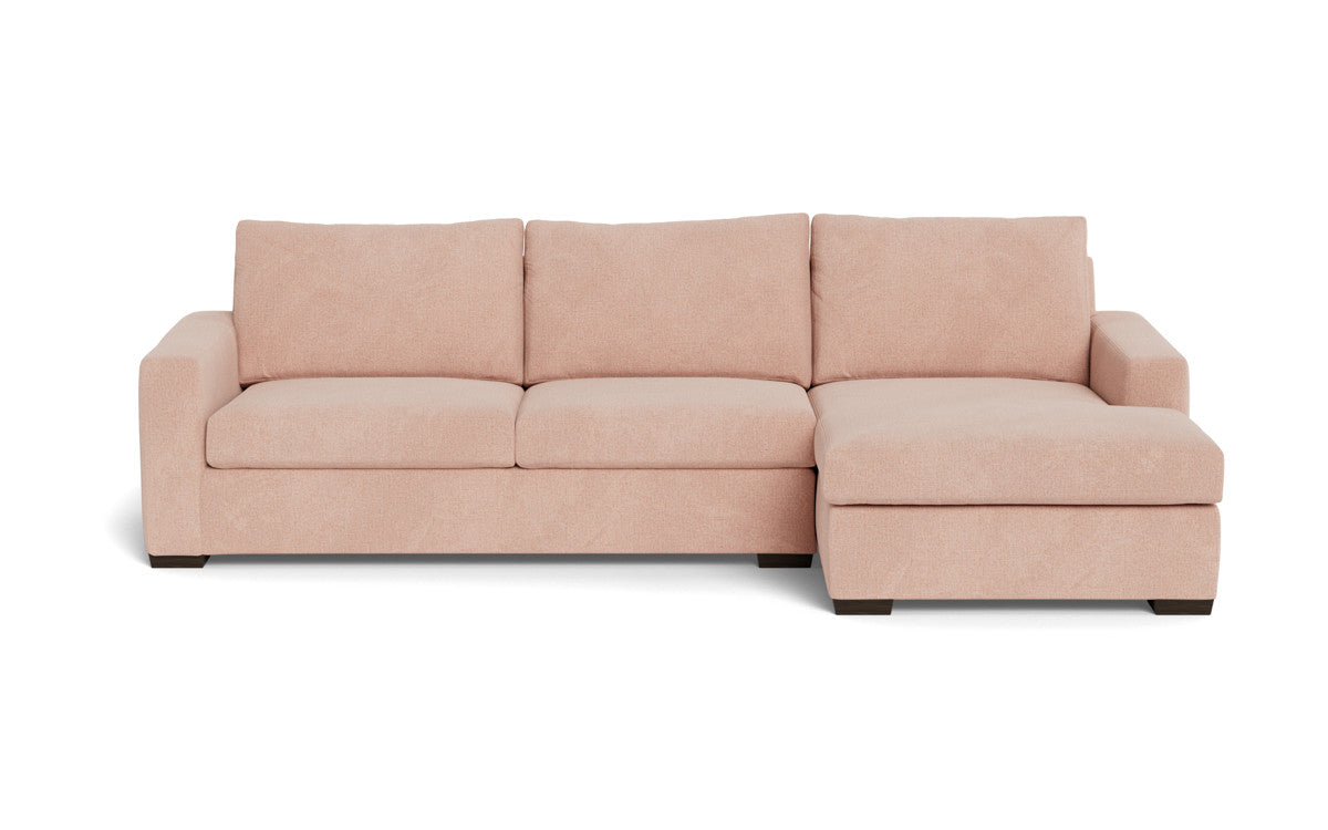 Modern Mesa 123 Right Chaise Sectional Sofa - Comfortable L-Shaped Couch for Living Room, Family Room & Lounge Areas