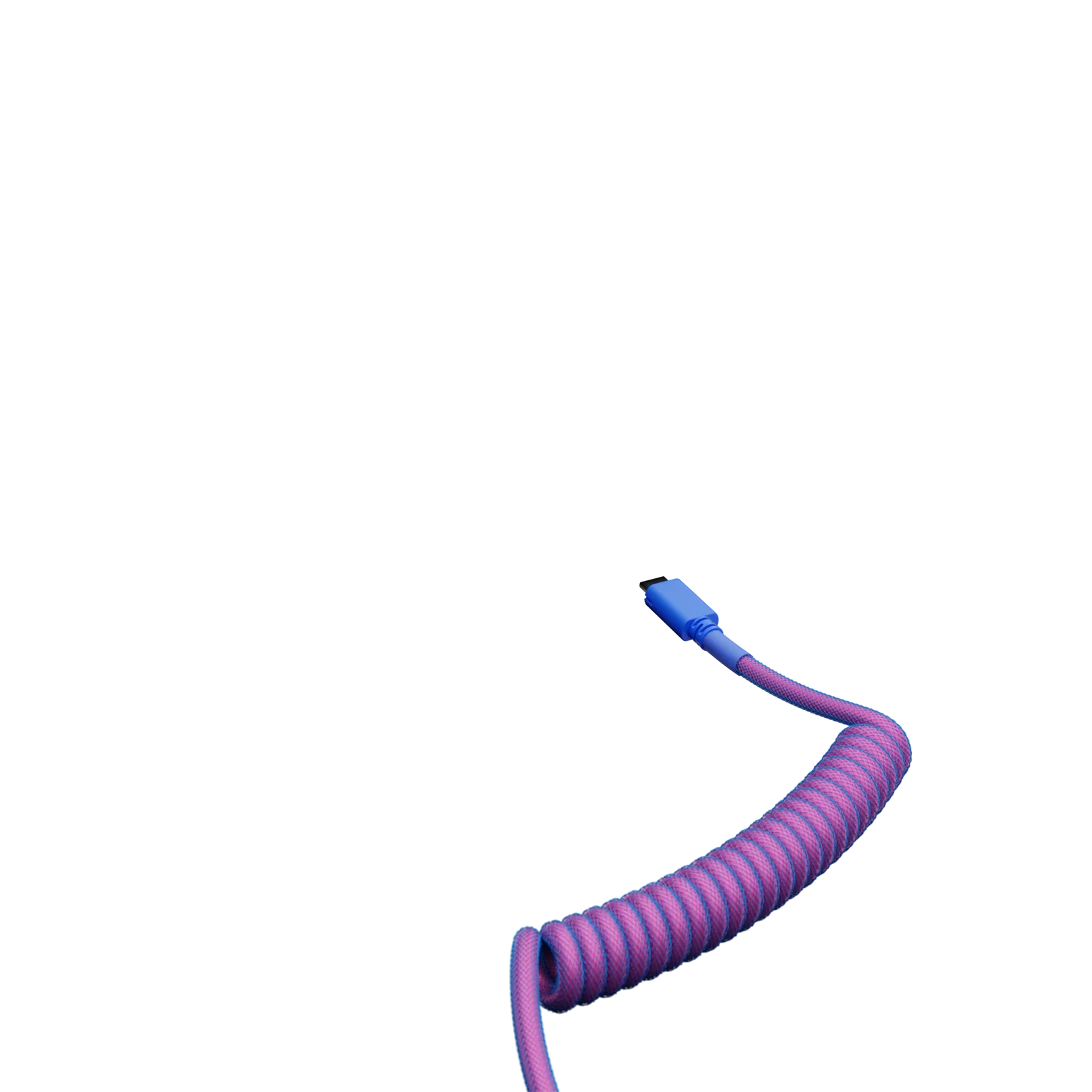 Glorious Coiled Cable Nebula - Durable Braided USB Cable for Gaming, Office & Travel | Fast Charging & Data Sync | Compatible with PC, Laptop & Mobile Devices
