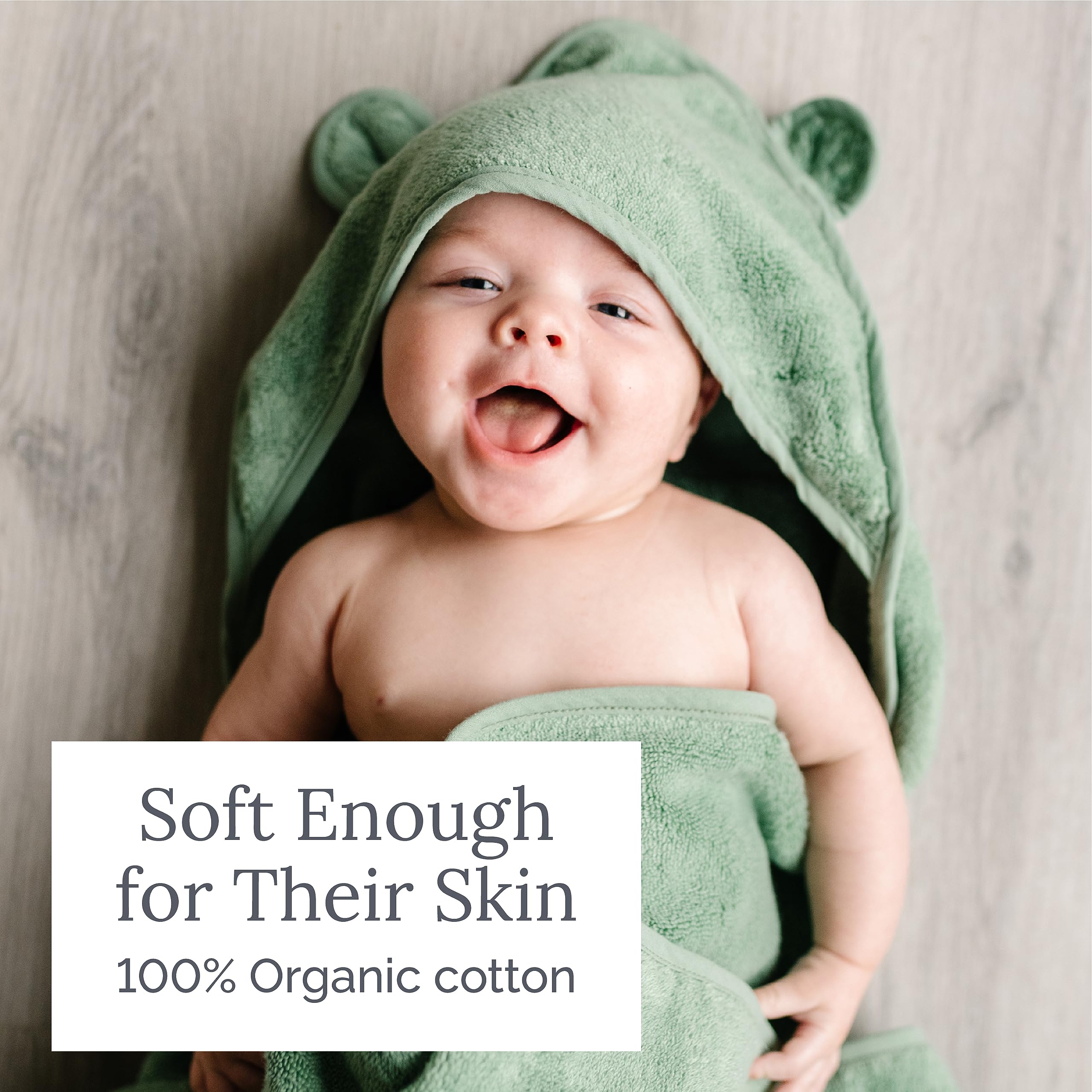 Natemia Premium Hooded Baby Bath Towels - 100% Turkish Organic Cotton, Ultra Soft & Absorbent, Award-Winning Toddler Towel for Boys & Girls, Perfect for Bath Time, Swimming & Spa Days - Ideal Baby Shower Gift & Registry Essential