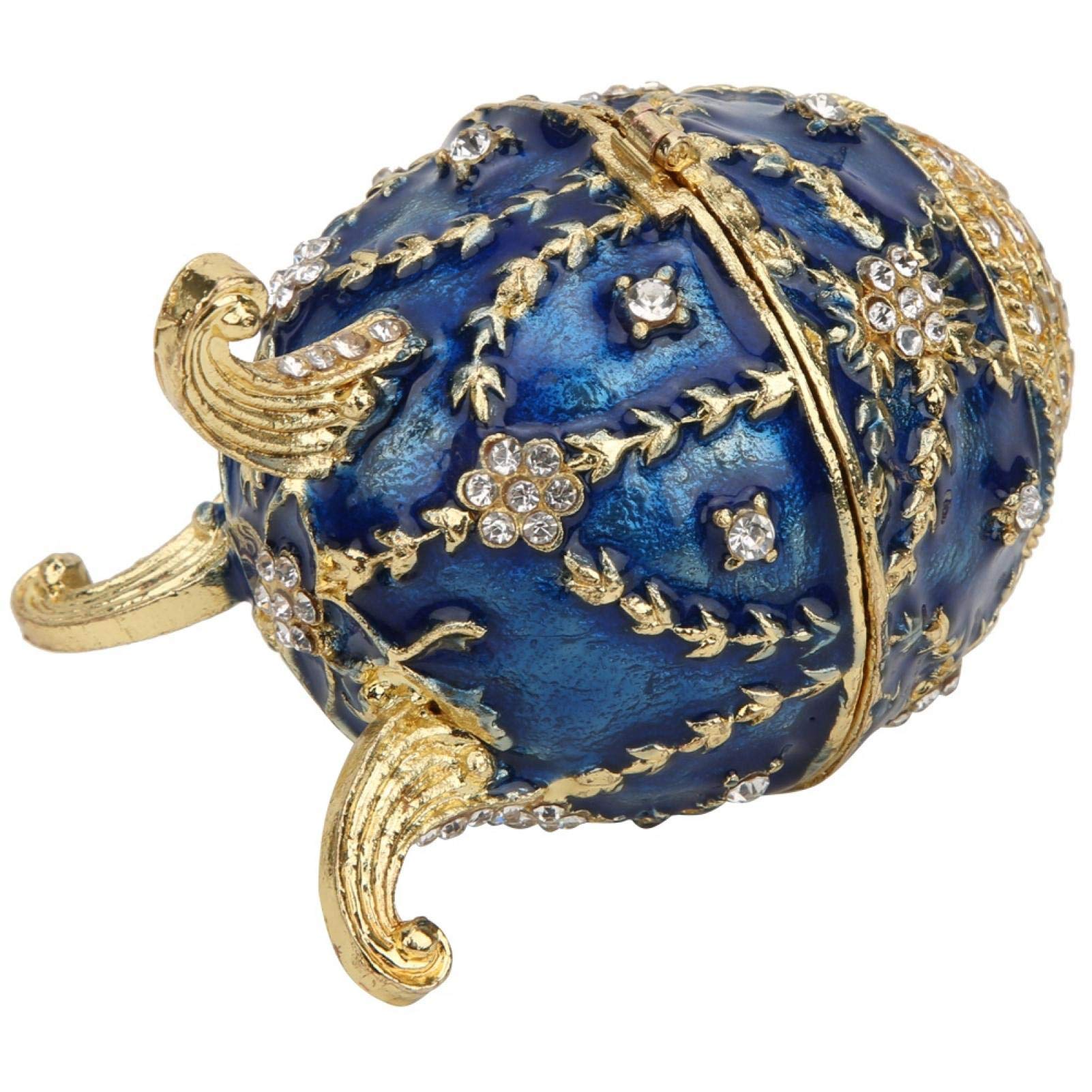 Enamel Jewelry Box for Girls - Easter Egg Ornament for Home & Office Gifts