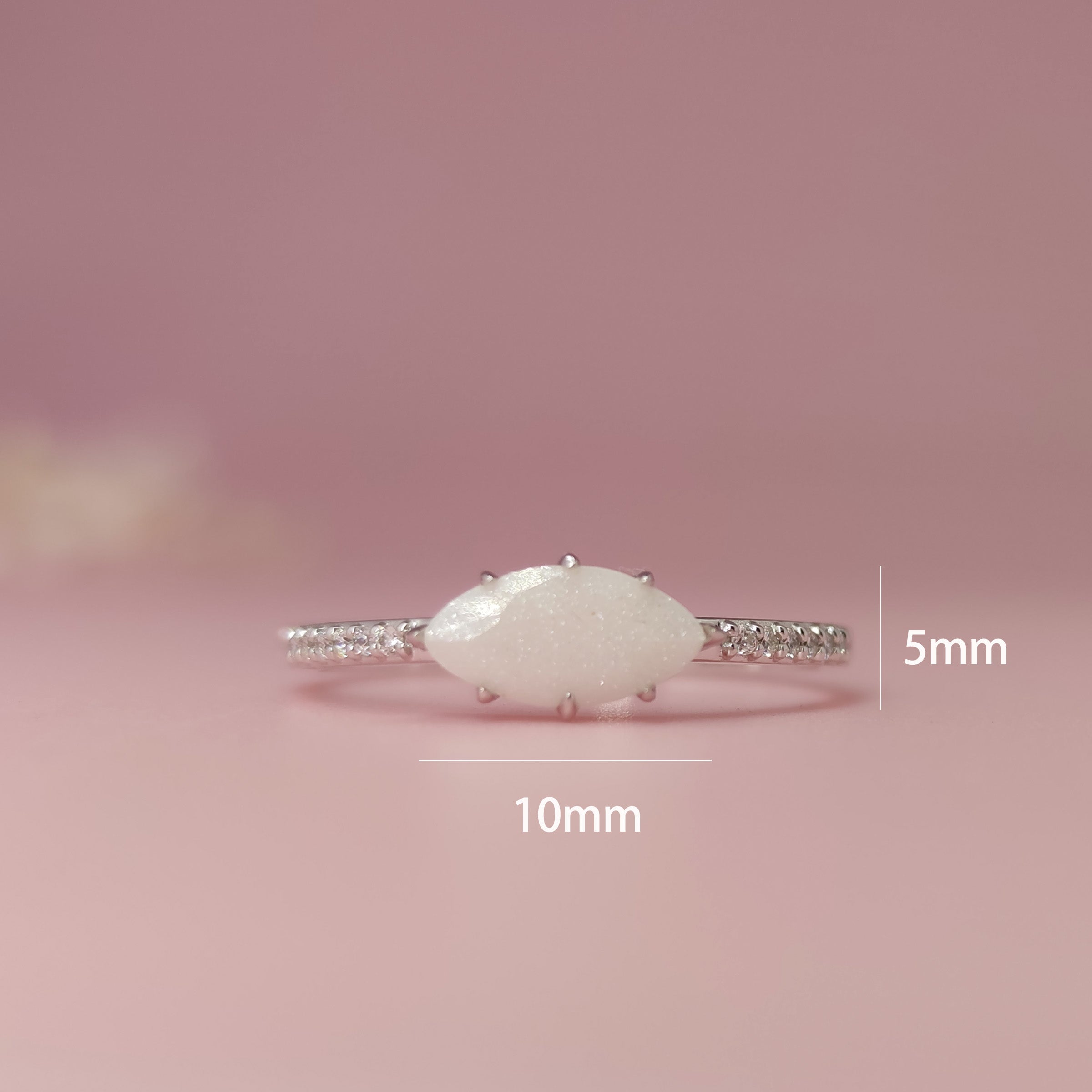 NurturedBonds 14K Gold Marquise Breastmilk Keepsake Ring - Perfect for Mothers to Cherish Precious Memories, Ideal for Breastfeeding Moms, Unique Jewelry Gift for New Moms and Baby Showers