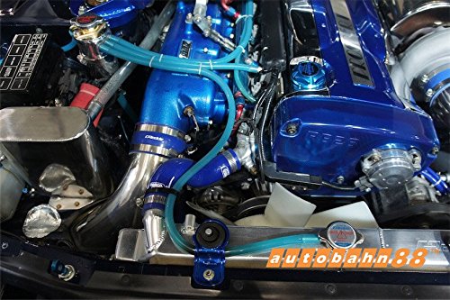 Autobahn88 High-Performance Silicone Vacuum Hose Kit for Ford Engines - DIY Upgrade in Vibrant Orange - Perfect for Car Enthusiasts & Engine Bay Customization