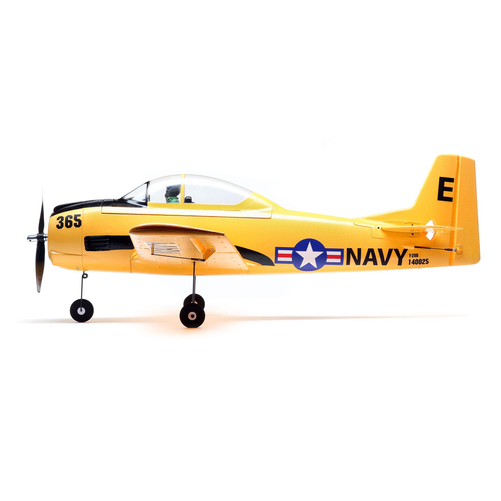 E-flite RC Airplane T-28 Trojan 1.1m BNF Basic - AS3X & SAFE Select Technology (Transmitter/Battery/Charger Not Included) EFL08250 - Perfect for Beginners & Intermediate RC Plane Enthusiasts