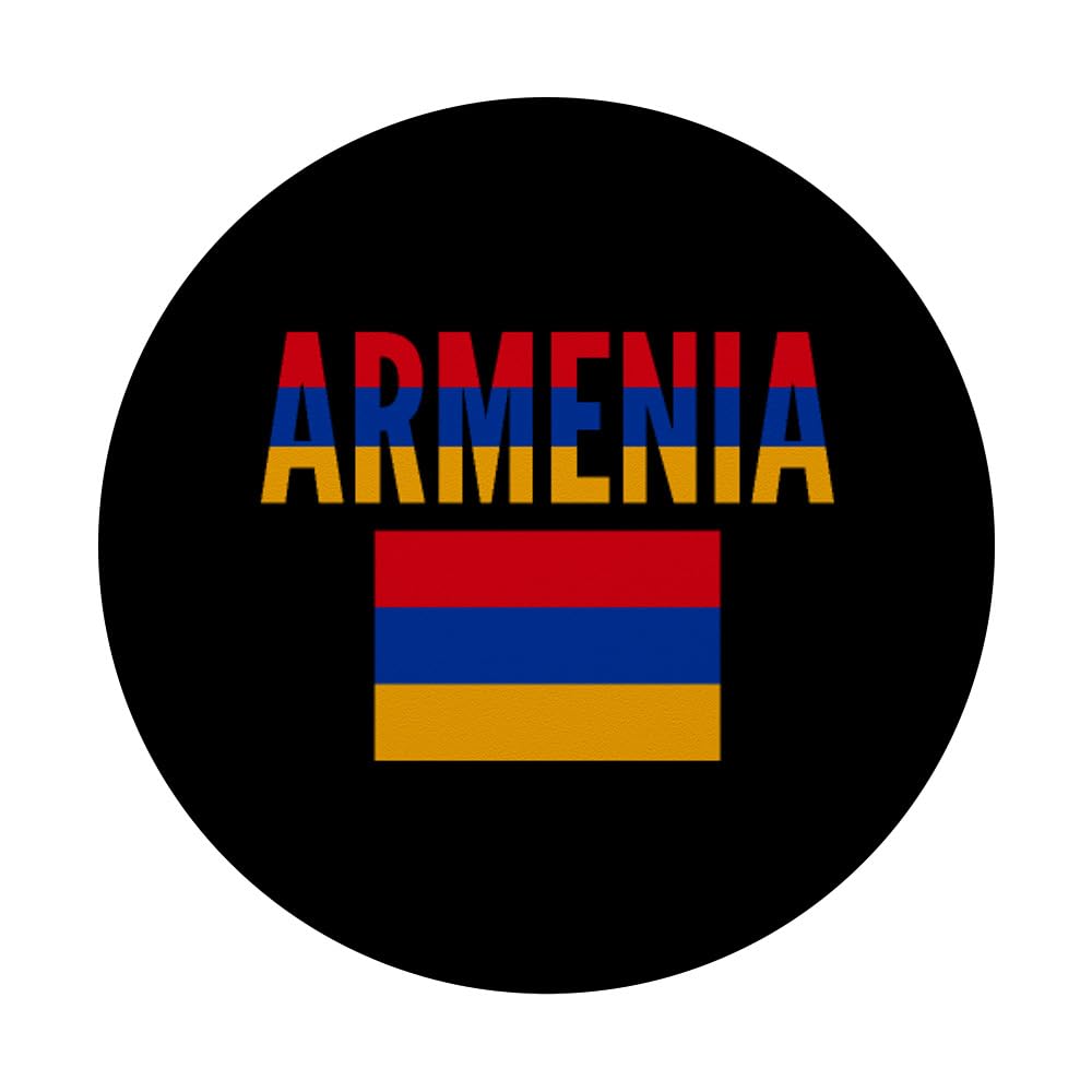 Armenia Flag PopSockets - Armenian Country Flag Adhesive PopGrip for Phones & Tablets | Perfect for Travel, National Pride & Everyday Use