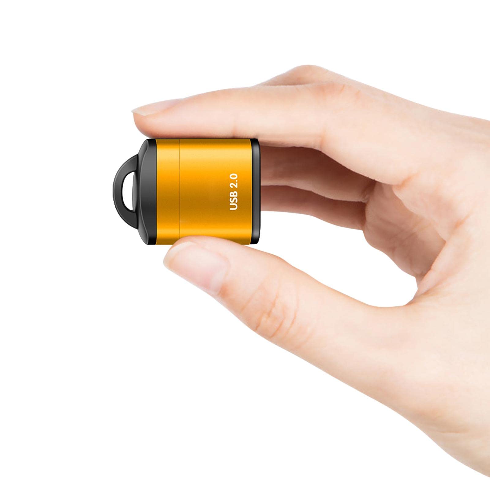 High-Speed USB 2.0 Card Reader - TF/Micro SD Memory Card Adapter for Computer, Laptop, Car, Speaker | Portable USB Flash Drive for Photos, Videos & Data Transfer | Perfect for Travel, Office & Home Use