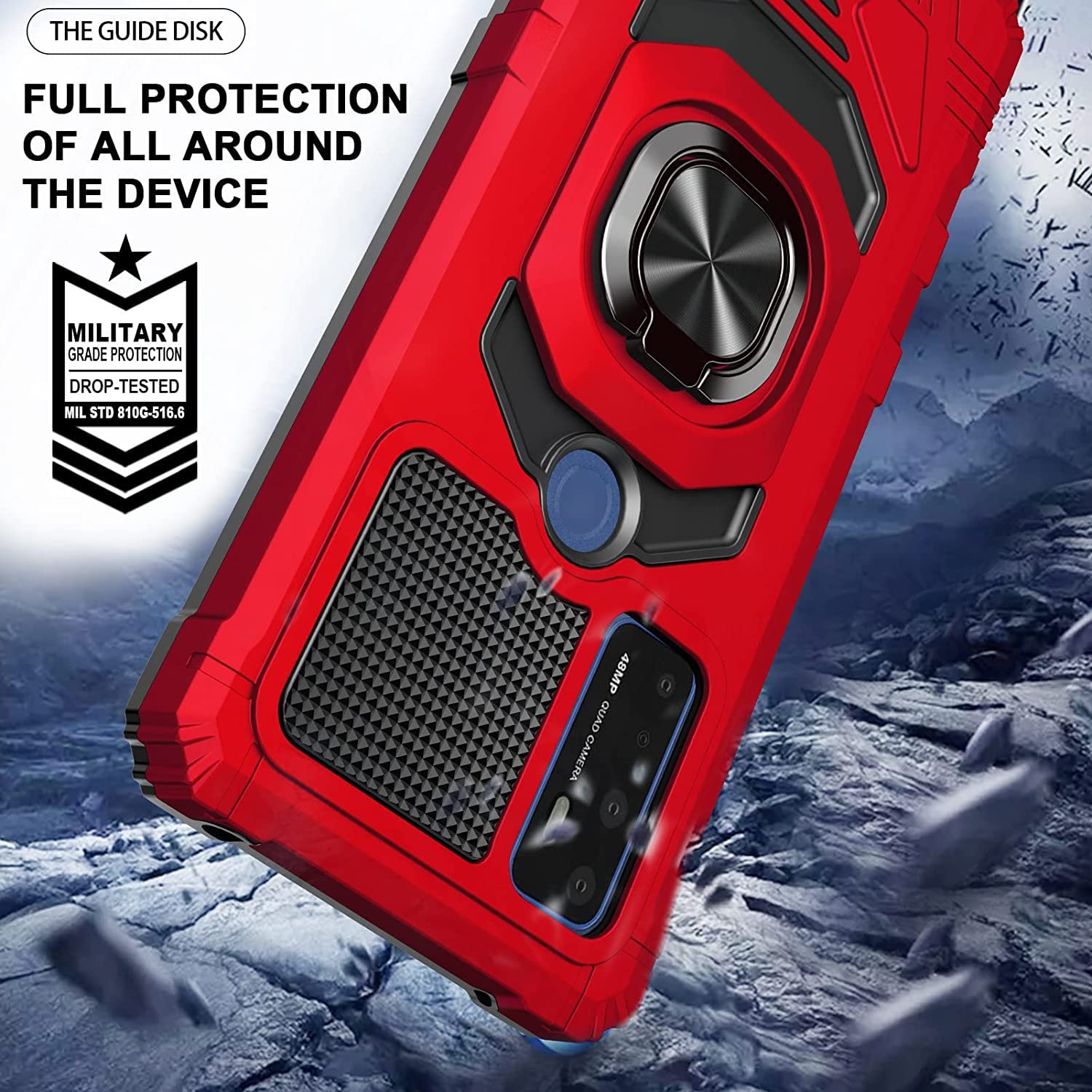 Magnetic Kickstand Phone Case for AT&T Radiant Max 5G 6.8