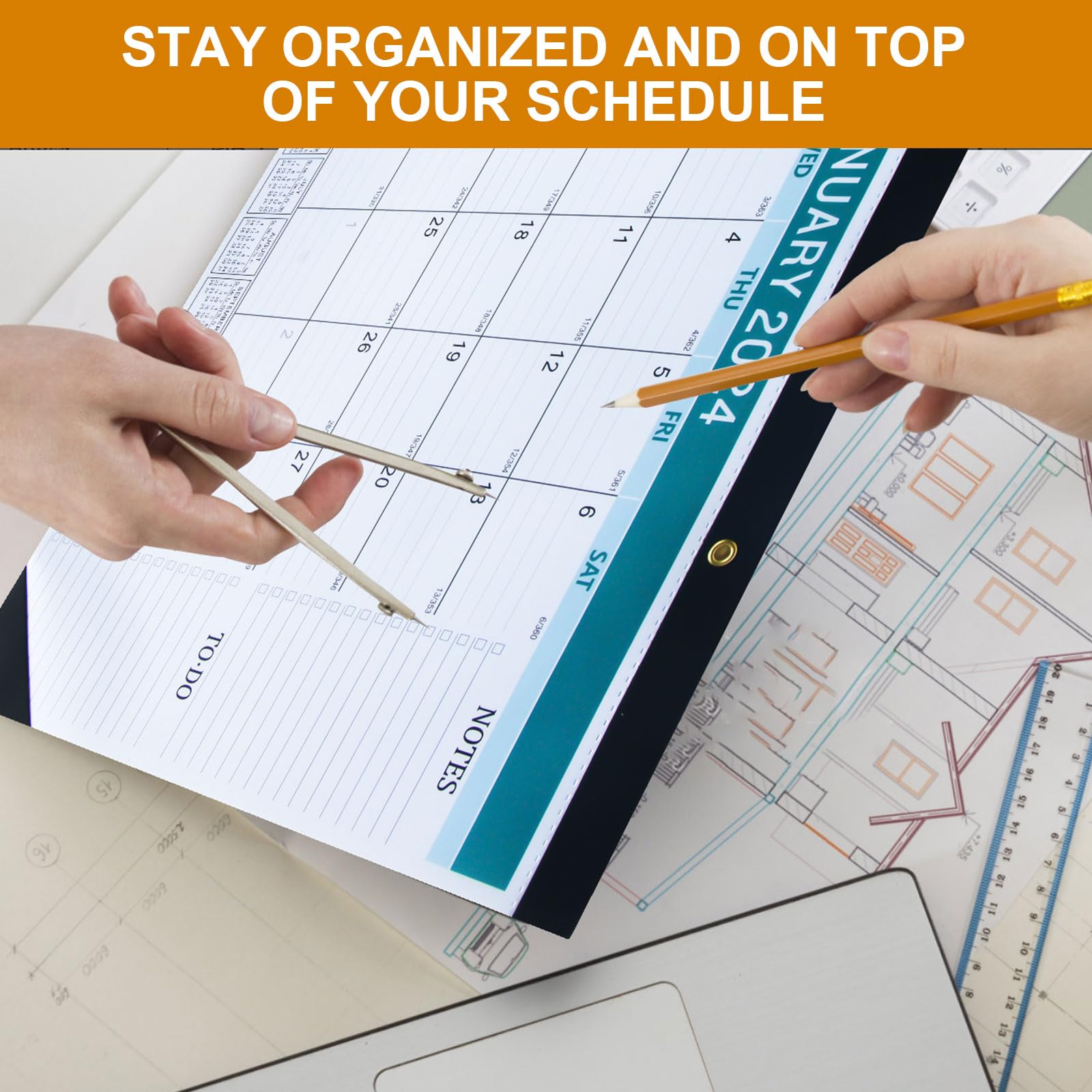 2025-2026 18-Month Large Desk & Wall Calendar Planner (17