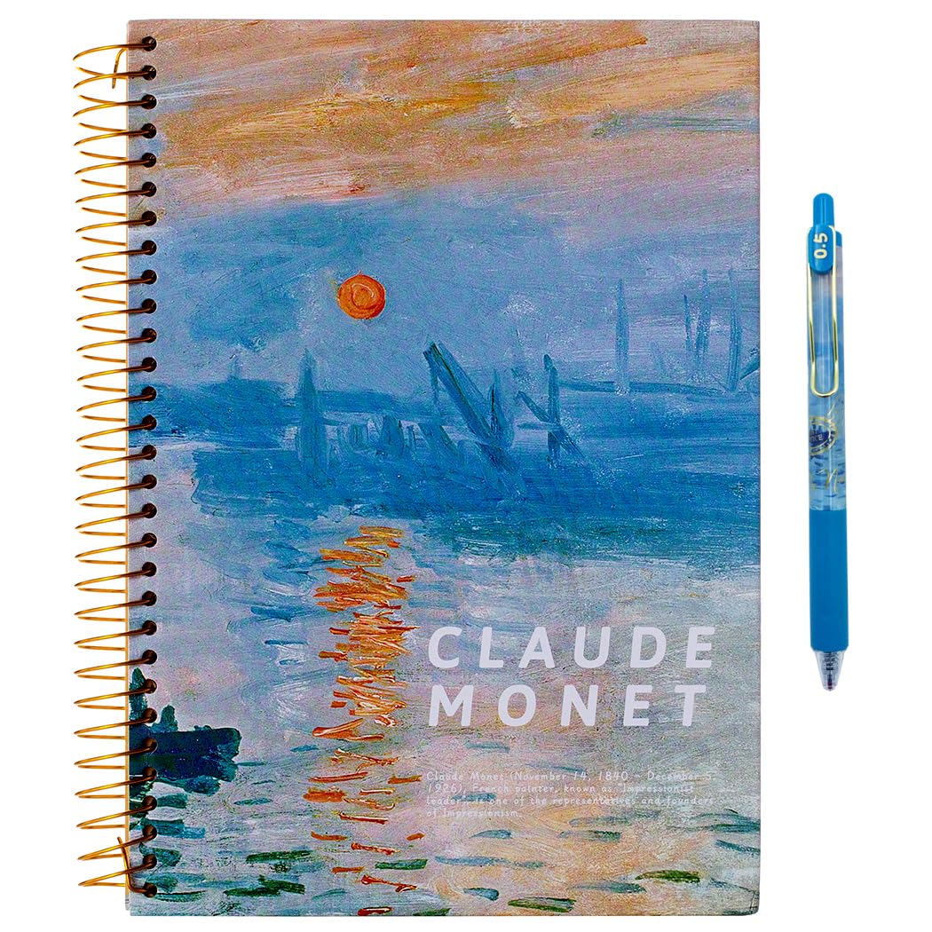 Van Gogh Spiral Notebook Hardcover - 10.6