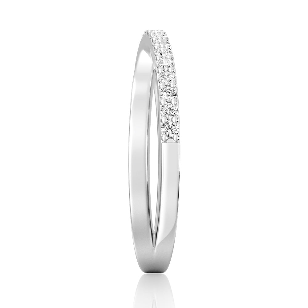 Lab Grown Diamond Ring with Interwoven Cross Design - Elegant & Ethical Jewelry for Weddings, Anniversaries & Special Occasions