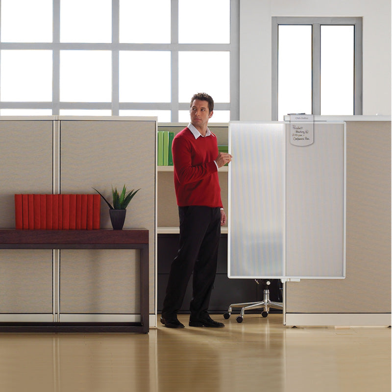 Adjustable Partial Length Workstation Privacy Screen - Office Desk Divider for Enhanced Focus & Productivity | Perfect for Cubicles, Open Offices & Home Workspaces