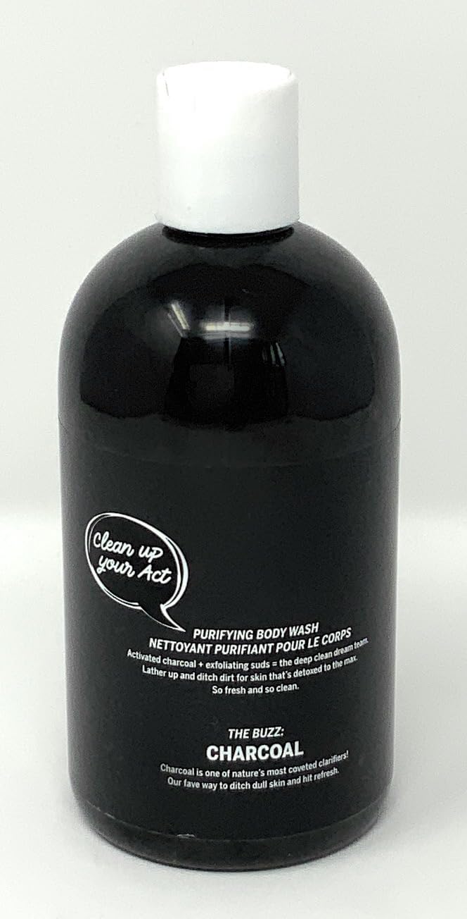 Victoria's Secret PINK Detox Charcoal Purifying Body Wash - 12 fl oz Deep Cleansing & Detoxifying Shower Gel for Women - Perfect for Daily Skincare Routine & Post-Workout Refresh