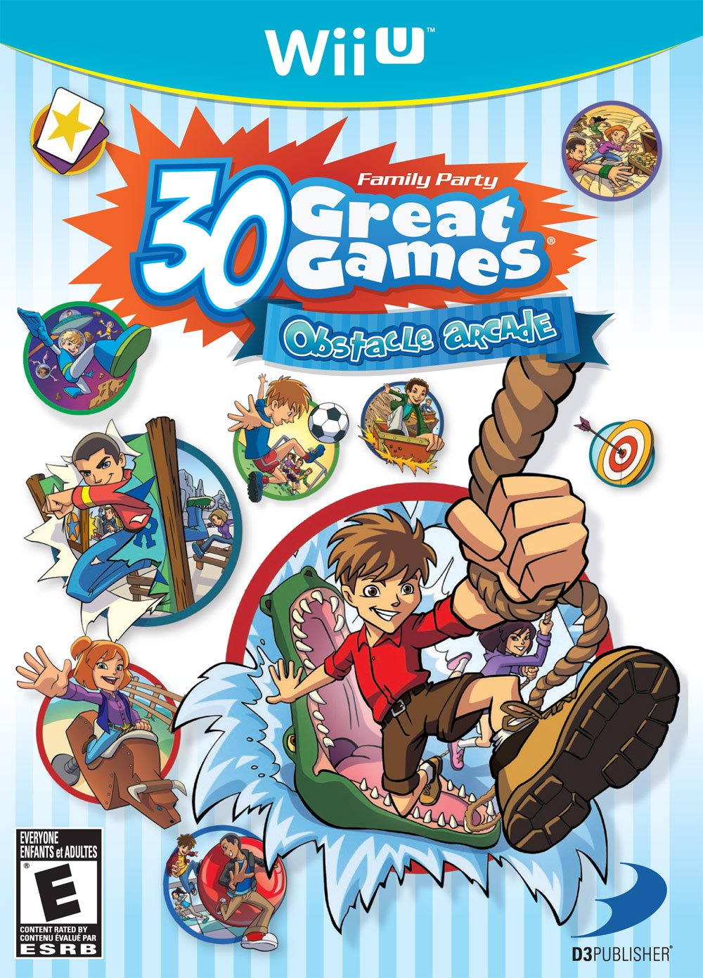 Family Party 30 Great Games: Obstacle Arcade for Nintendo Wii U - Fun Multiplayer Family Game Night & Party Entertainment