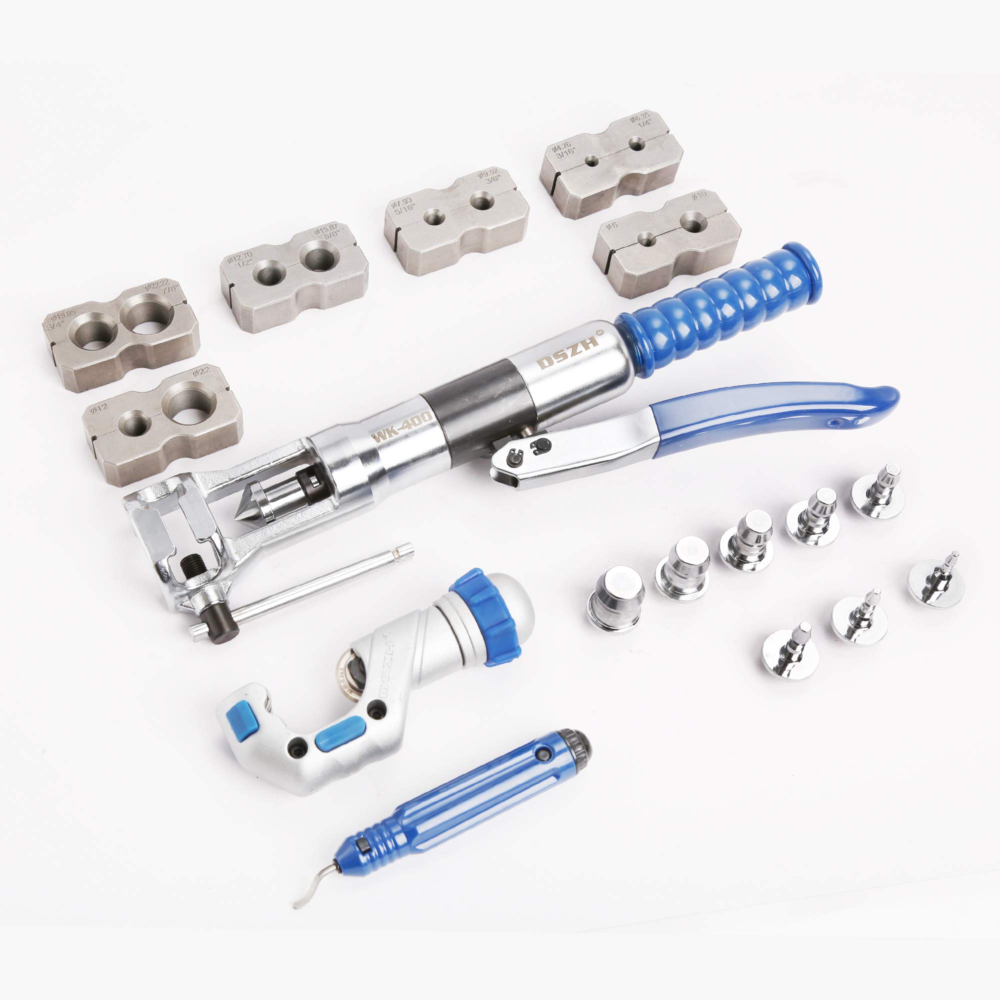 **Durable Universal Hydraulic Pipe Expander Tool Kit - Fuel Line Flaring, Pipe Dilator, Scraper & Cutter for Automotive Repair & Plumbing (Perfect for DIY Mechanics & Professionals)**