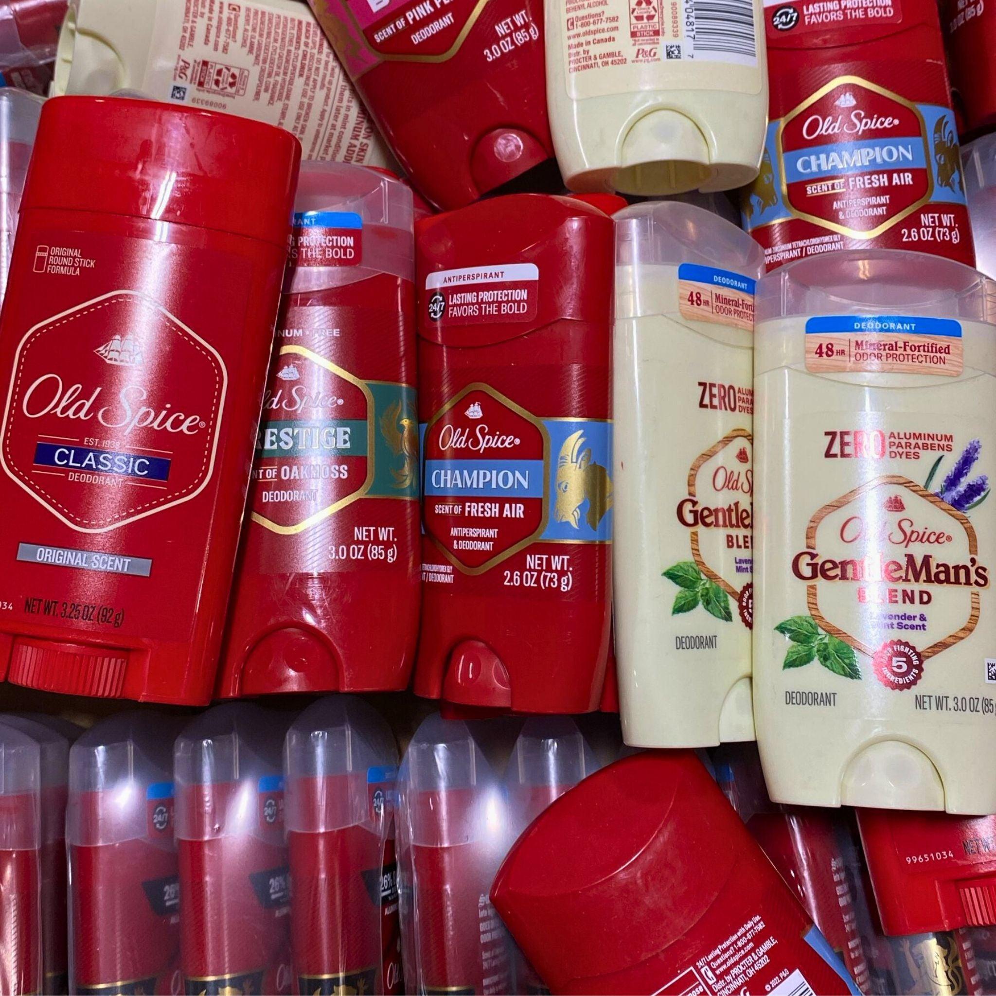 Old Spice Deodorant Variety Pack - 50 Pcs Bulk Pack for Men | Fresh Scent Collection for Daily Use, Gym & Travel