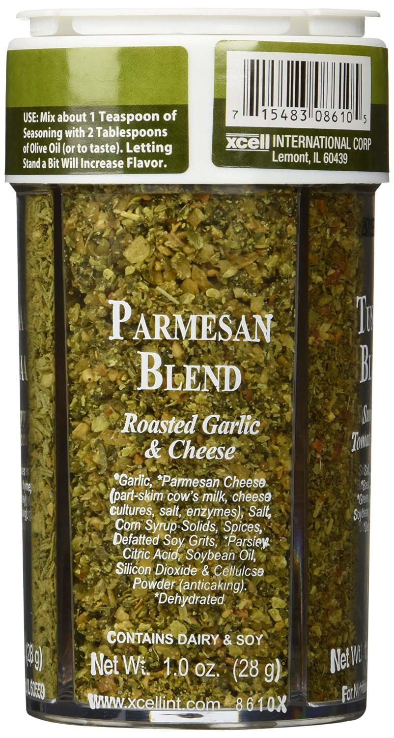 Dean Jacob's 4 Spice Variety Pack - Premium Bread Dipping Seasonings for Italian, Balsamic & Olive Oil | Perfect for Dinner Parties, Restaurants & Home Cooking