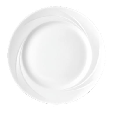 Steelite Distinction 10.6-Inch White Porcelain Dinner Plate - Set of 24 for Restaurants, Catering & Elegant Dining - Durable & Stylish Tableware
