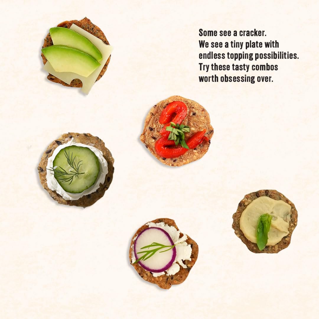 Mary's Gone Crackers Organic Super Seed Crackers, Jalapeno Flavor - Gluten-Free, Non-GMO, Vegan, Whole Grain Snacks, 5.5oz (Pack of 1) | Perfect for Healthy Snacking, Parties & On-the-Go Nutrition
