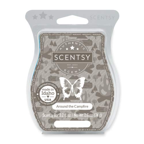 Scentsy Around The Campfire Wax Bar - Premium Scented Wax Melts for Warmers | Cozy Home Fragrance for Fall, Camping & Relaxation