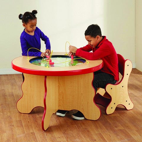 Safari Magnetic Play Table for Kids - Interactive Learning Toy with Animal Figures - Perfect for Preschool Education & Home Playtime