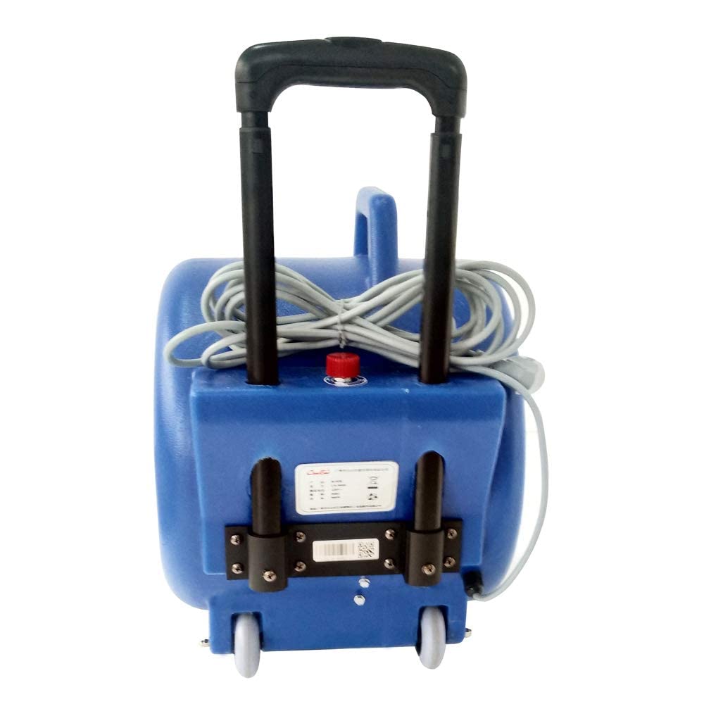 INTBUYING 3-Speed Heavy Duty Air Mover Blower Fan - 1.2HP 5700 CFM High Power Carpet Dryer & Floor Fan (220V, Blue) - Ideal for Water Damage Restoration, Construction Sites, and Quick Drying Floors